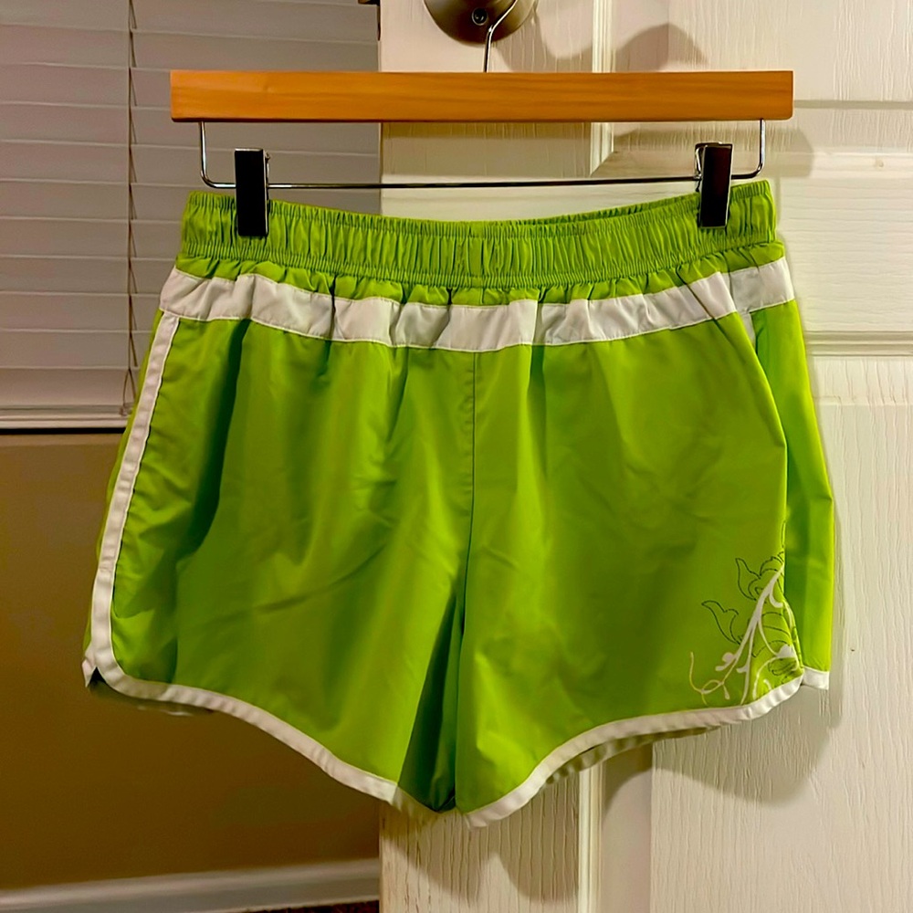 Fun, green color, Athleta shorts, size medium good condition.